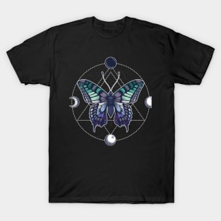 Gay Man Pride LGBT Butterfly T-Shirt